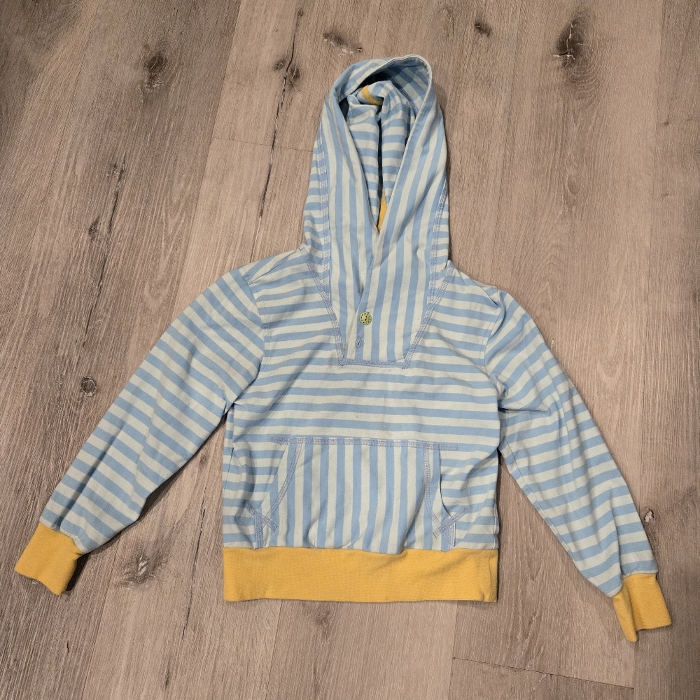 Matilda Jane Blue Yellow Striped Sweatshirt